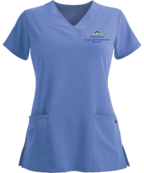 2023- Jockey Scrubs Ladies Soft Stretch Zipper Scrub Top 